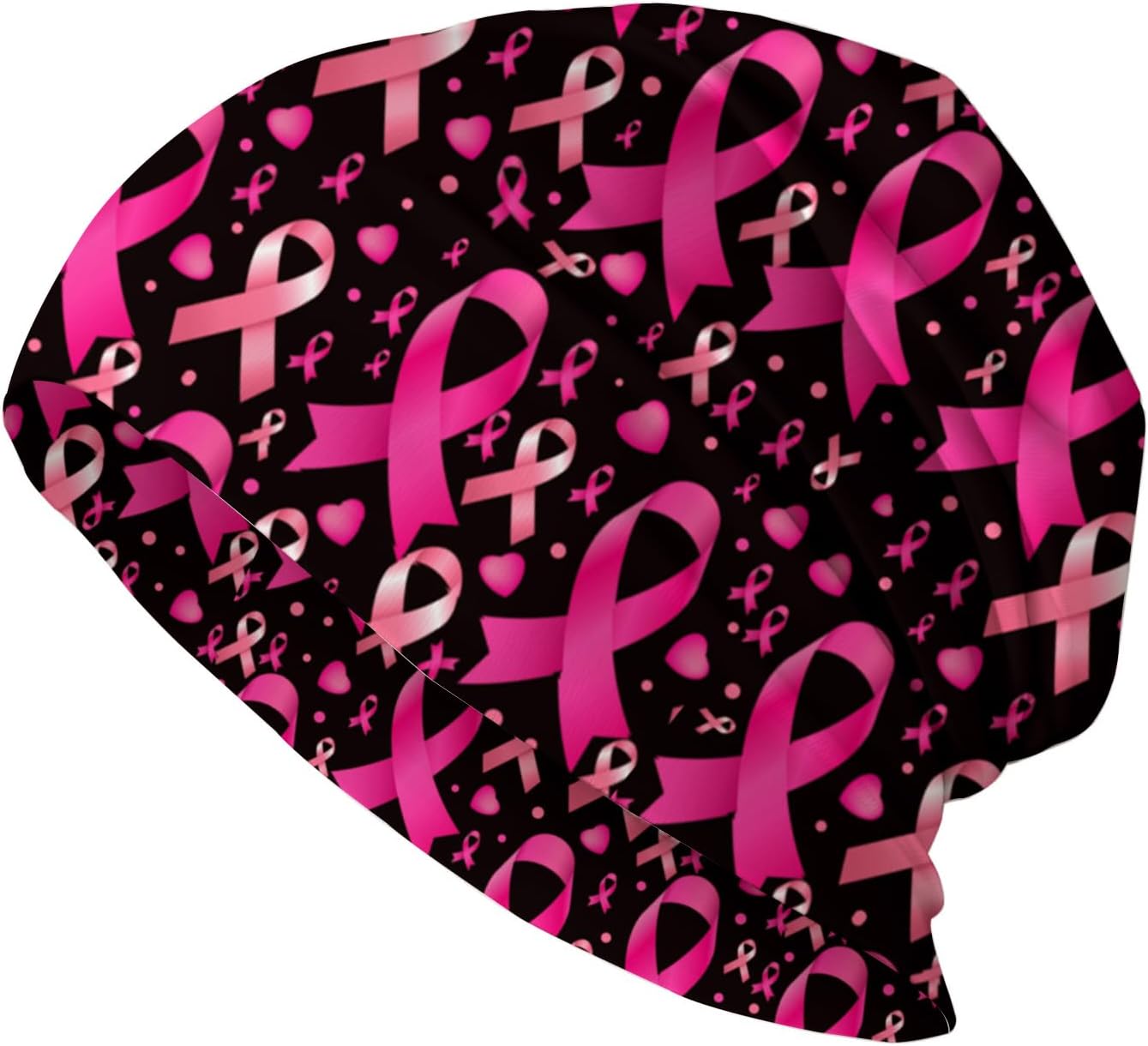 Chemo Headwear for Women Breast Cancer Gifts Beanie for Breast Awareness Accessories Skull Cap One Size