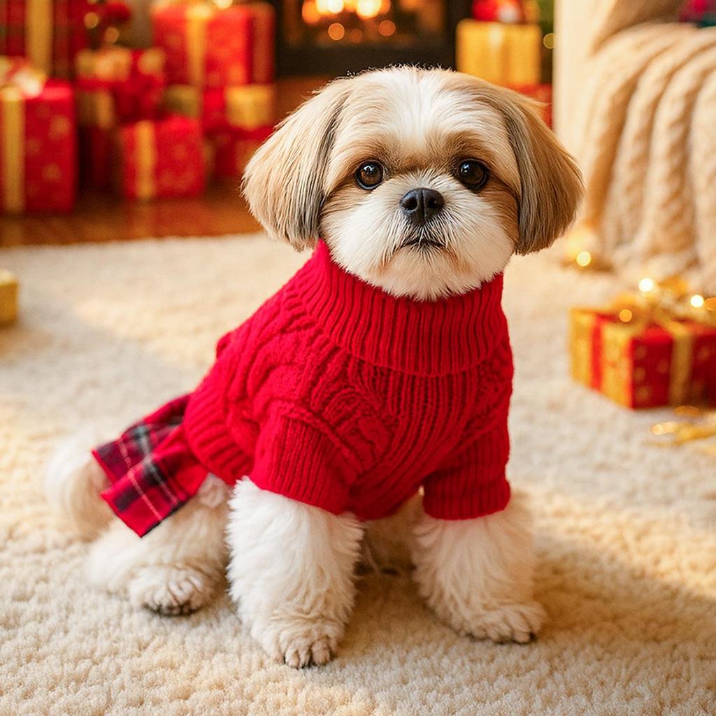 PETCIRCLE Holiday Christmas Knitted Sweater Collection for Pets - Autumn/Winter 