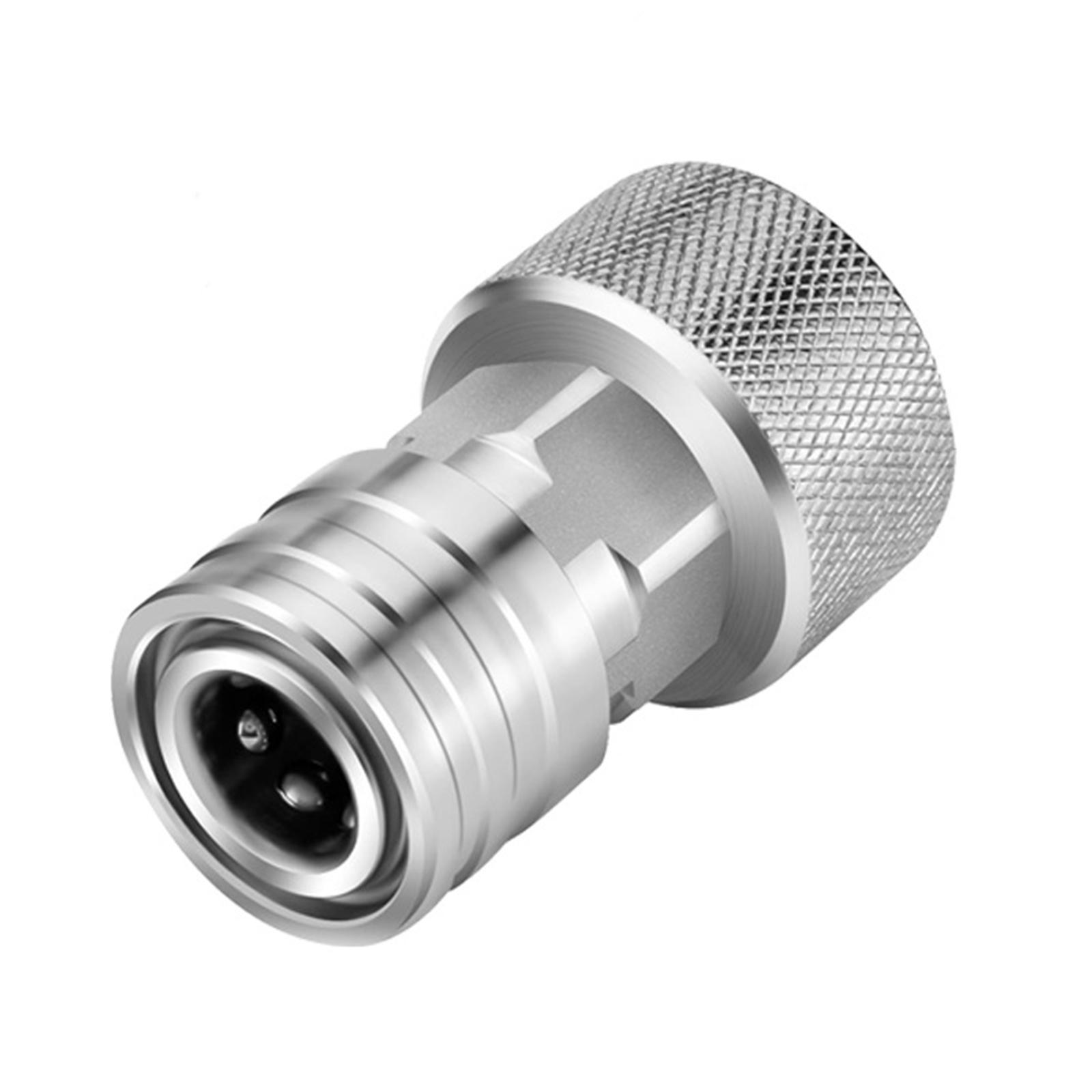 

3/4 GHT To 1/4 Quick Connect Convert Multi-Purpose Stainless Steel Hoses Attachment for Car Cleaning/Terrace/Household Cleaning
