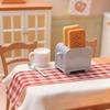 3Pcs Creative Mini Breakfast Bread Machine Set Miniature Food Toy Kitchen Scene Model Small Dollhouse Accessories