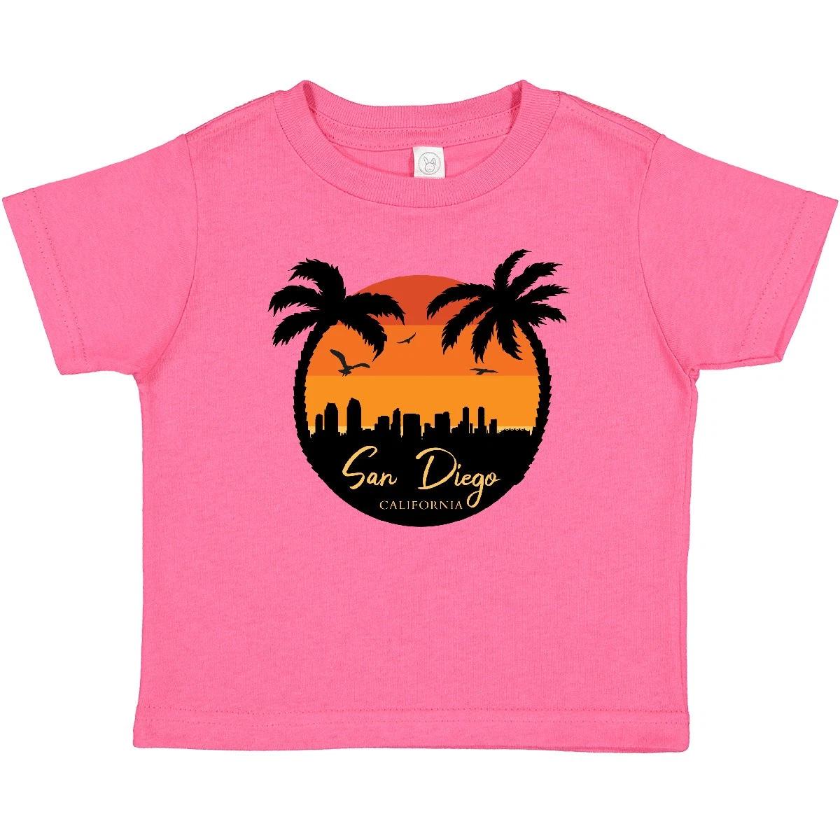 Inktastic San Diego Sunset Skyline Baby T-Shirt Vacation Travel Trip Beach Tees 100