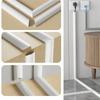 1pc 1mX3cm Wood Grain  Floor Cord Cover Pvc Self Adhesive Cord Hider for Cable Management Cable Protector Anti Stepping Cover