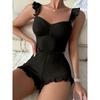 Push Up Chest Lifting Push-up Pajamas for Women Sexy Slimming Intimates Summer Classy Inner Wear Black Small Flying Edge Homewear