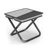 Portable Folding Stool Zipper Closure Ultralight Collapsible Stool Compact Design Camping Travel Fishing Hiking Chair