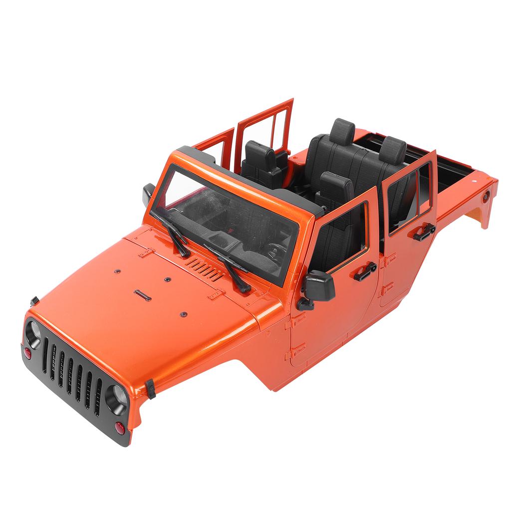 313mm Wheelbase Open Car Body Shell Accessory Fit for SCX10 90046 1 10 RC Car ModelOrange
