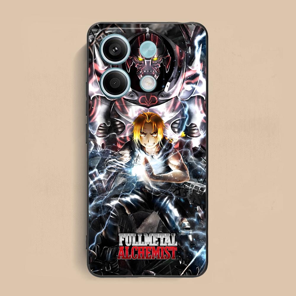 

Fullmetal Edward Elric Phone Case for Xiaomi Redmi 15 14 13 12 A5 3 2 1 C Plus 4G 5G Soft TPU Shockproof Cover Redmi A1+