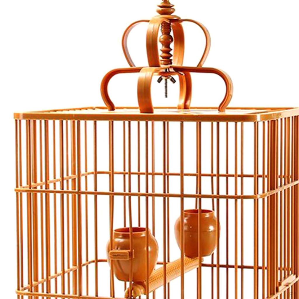 Langlebiger Vogelkäfig Bausatz Haustierhaus Ständer Atmungsaktives Nest Vogelkäfig Aufhängehaken Futterspender für