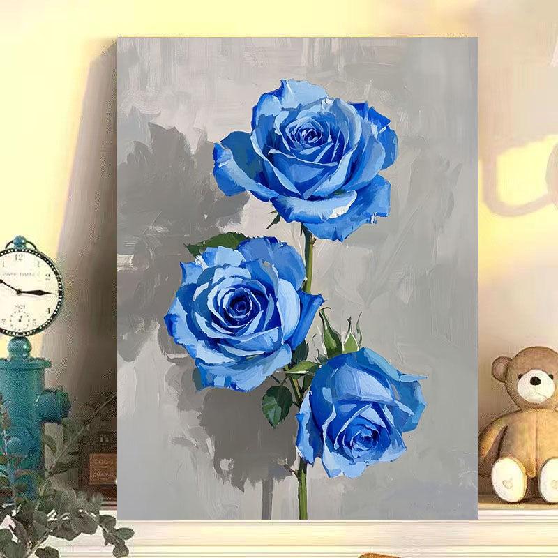 Minimalist DIY Floral Oil Painting Kit - Stress Relieving Decorative Art