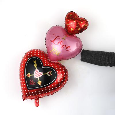 Ballon de fête étanche à gonfler, 1/3 pièces, pour créer des atmosphères, Ballon d'amour en diamant facile, décoration d'anniversaire de mariage