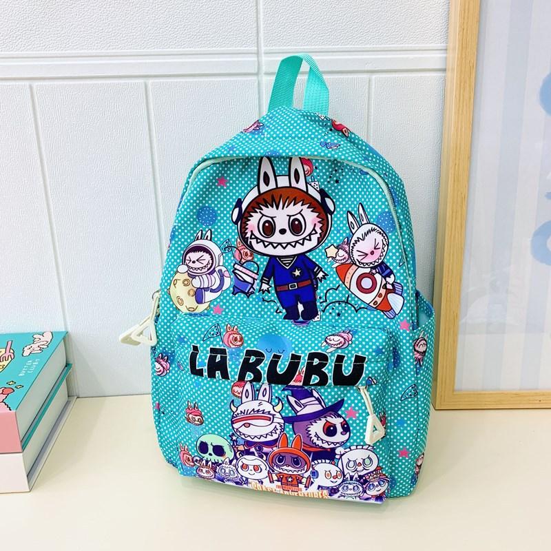 

School bag new bag small middle class school bag cute cartoon large capacity school bag зелений