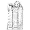 Crystal Transparent Penis Sleeve G-spot Stimulate  Extend Penis Condoms