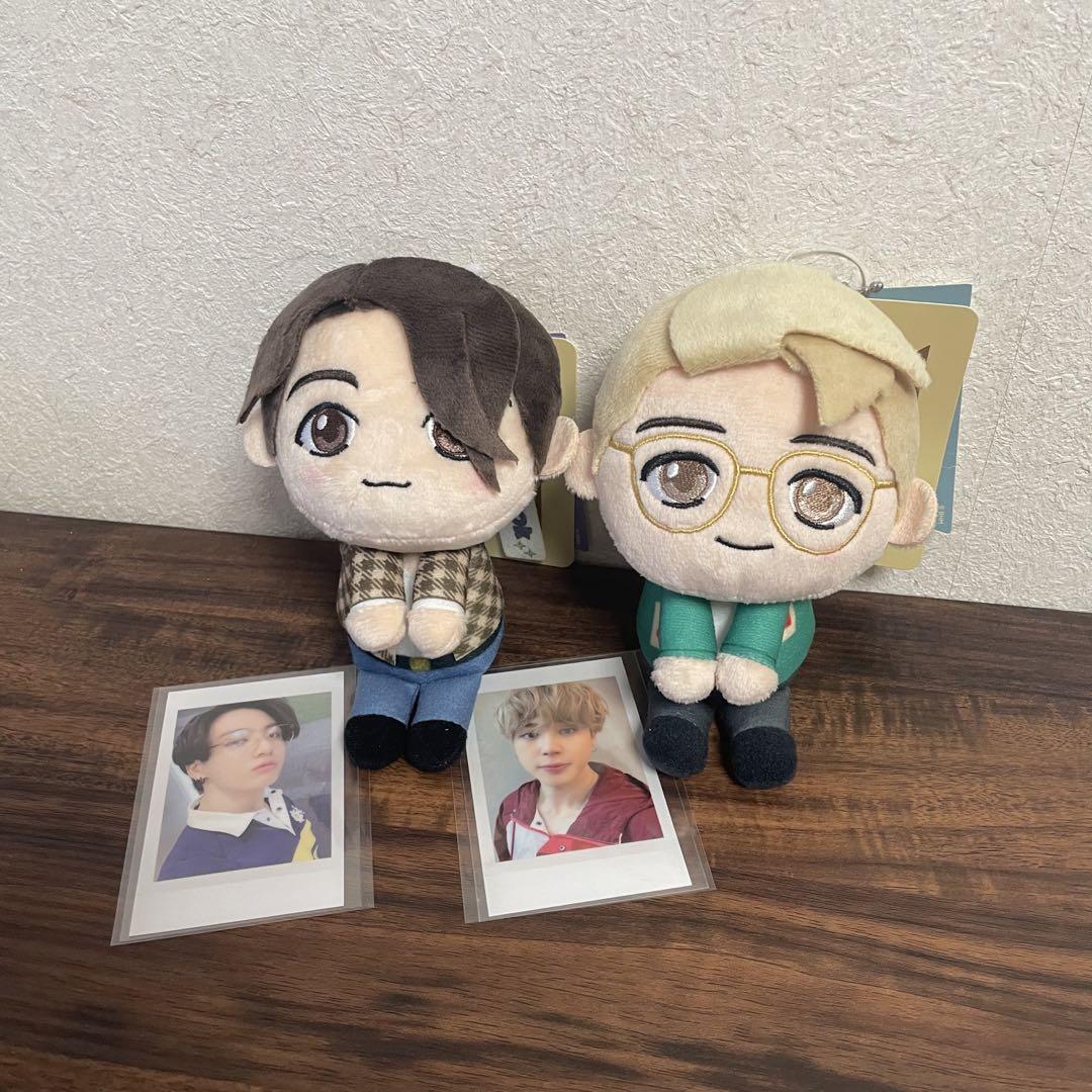 

[USED] TinyTAN DYNAMITE Plush Toy Seagri Trading Card Jimin/Guku