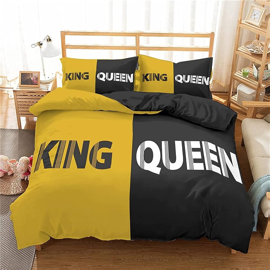 Comforter Romantic King And Queen Bedding Set Twin Full Comforter For Girls Teens Couple Lover Valentine'S Day Present