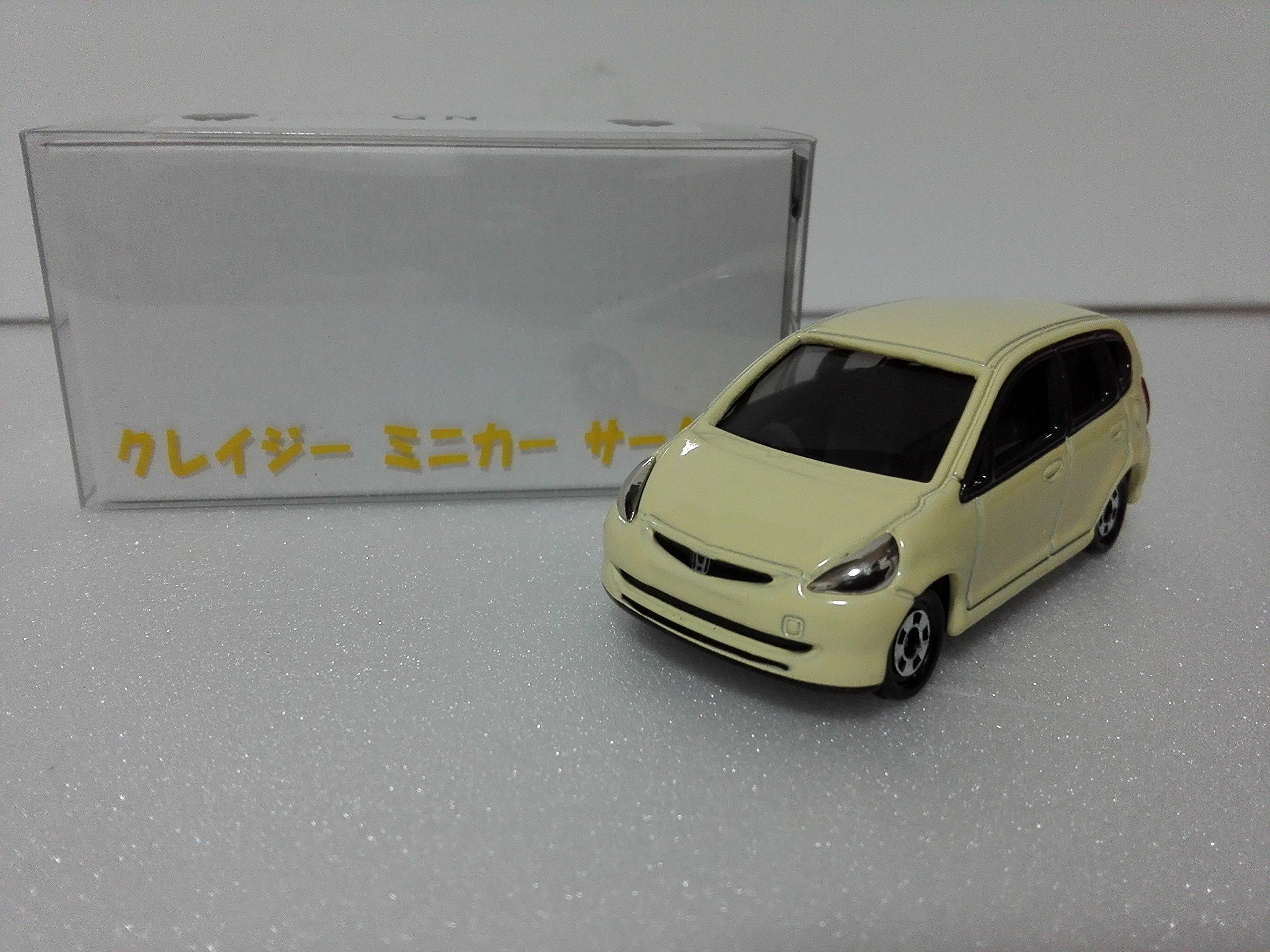 

No Tomica Honda Fit cream color Crazy Mini Car case and white box shipped from Amazon warehouse box, out-of-print Circle, included,