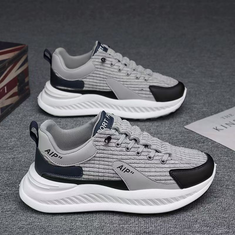 

Мужская повседневная обувь, новые кроссовки с сетчатой вставкой, дышащие, на шнуровке, удобная мягкая подошва, модная спортивная обувь для путешествий 43