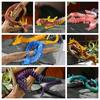 30CM 90cm 3D Printed Conjoined Dragon Ornaments Joints Can Move Creative Dragon Plants Rockery Fish Tank Landscaping Decoration