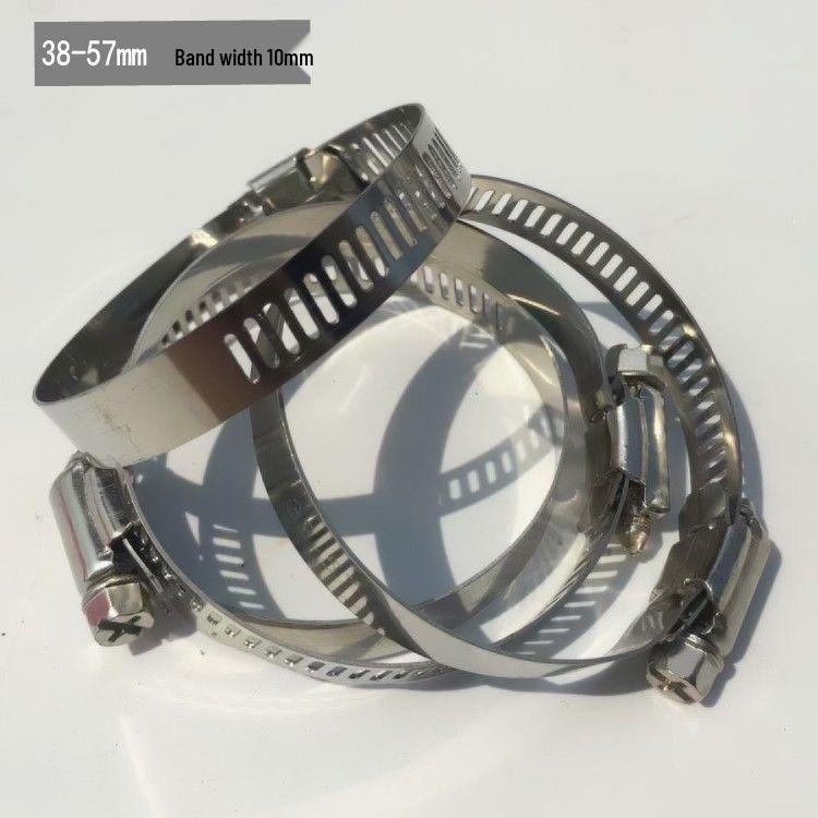 Stainless Steel Hose and Pipe Clamp for 1-Inch Water or Gas Pipes