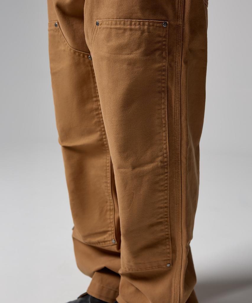 DICKIES Stonewashed Duck Canvas Double Knee Pants Brown Duck