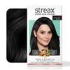 Crème Permanent Hair Colour for Women 100% Grey Coverage Natural Black 140 Ml Pack of 1 Long Lasting