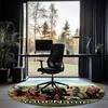 Custom Name All Creatures Great and Small Printed Round Rug Carpet Chair Rug Area Rug Entryway Doormats,for Office Chair Living Room Bedroom Kitchen R