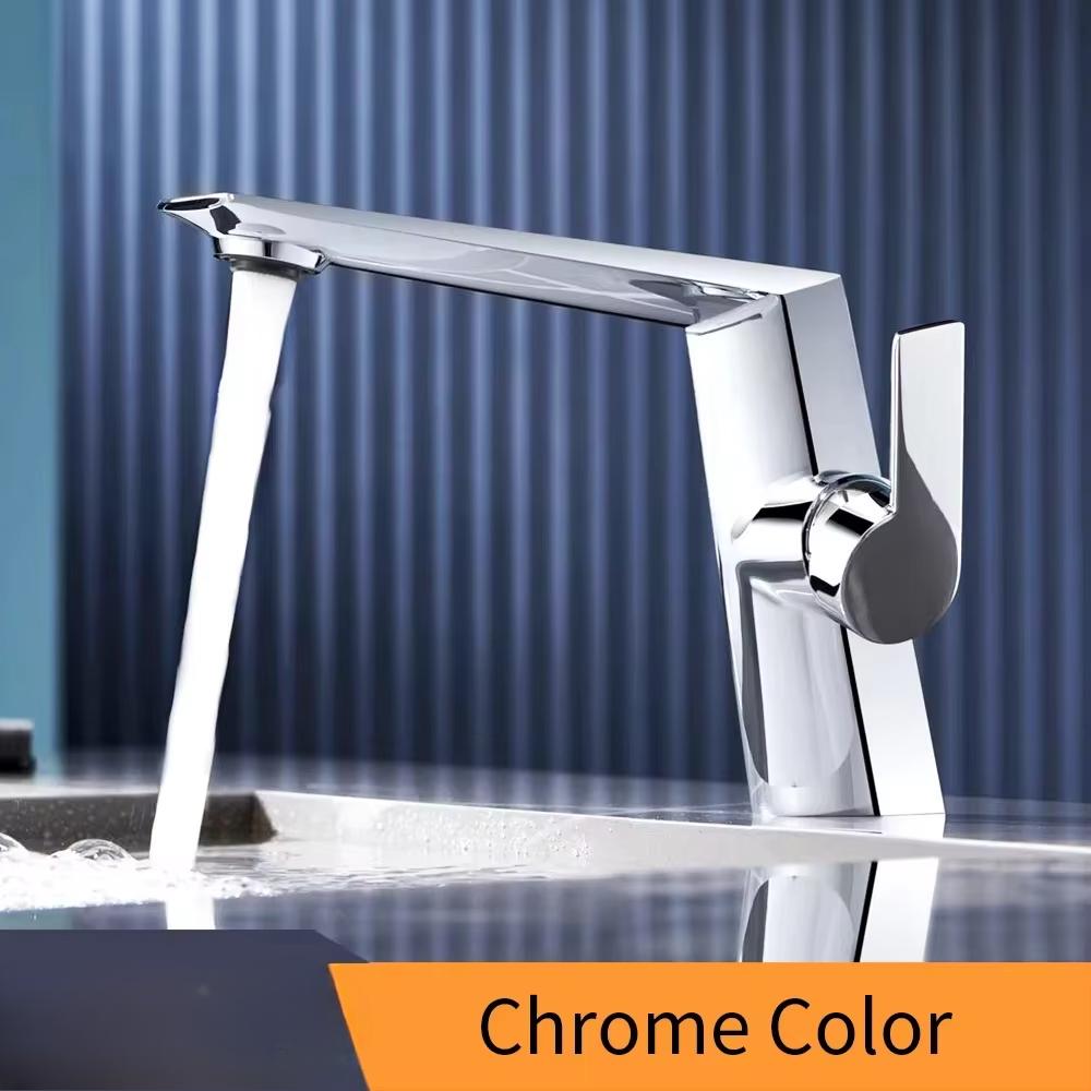 Chrome/gun gray hot and cold dual-use basin faucet bathroom toilet light luxury wash basin under the counter basin wash basin fa G9/16