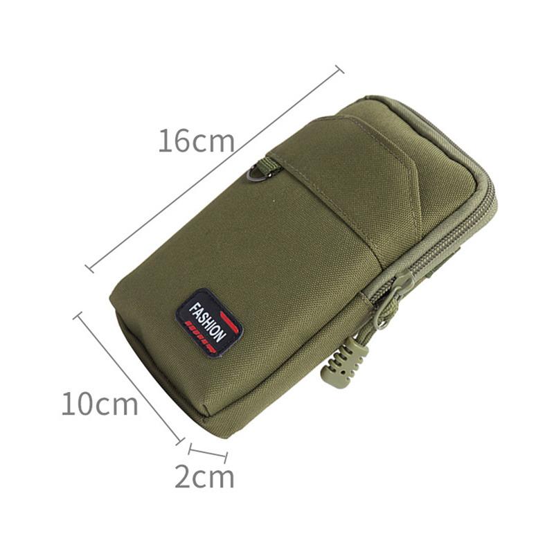 Nylon Bag Outdoor Molle Waist Fanny Pack Men Phone Pouch Camping Hunting Waist Bag Gear Purses