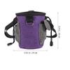 Dog Treat Bag Portable Outdoor Snack Pouch Wear-Resistant Dog Training Bag for Walking Puppy Treat Holder Snack Holder
