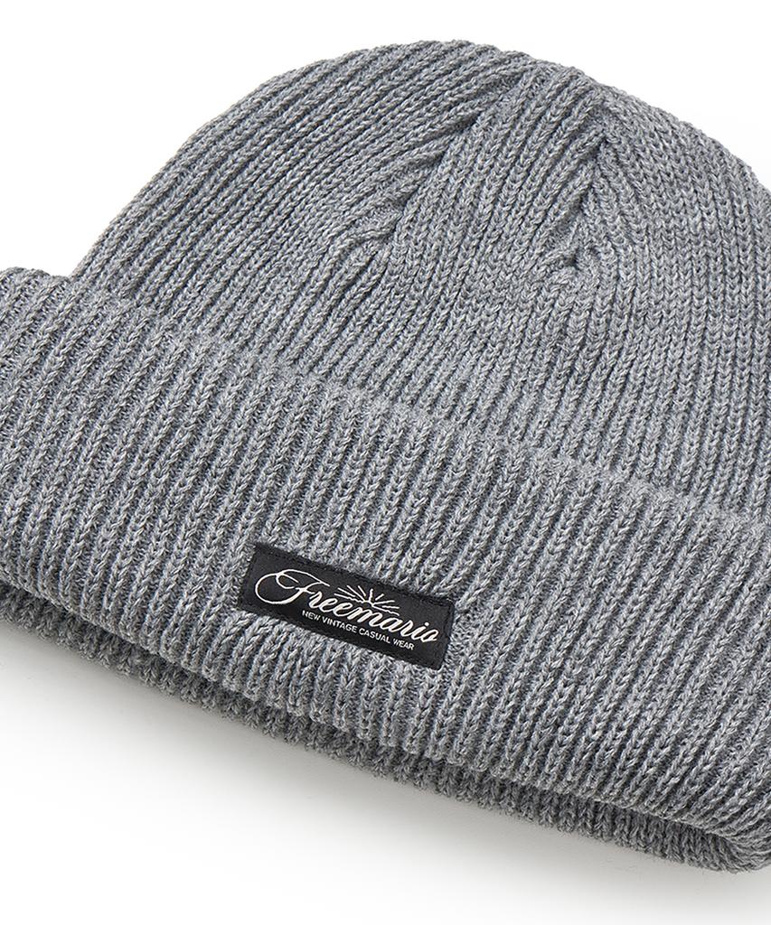 FREEMARIO Big Cuffed Beanie [Gray]