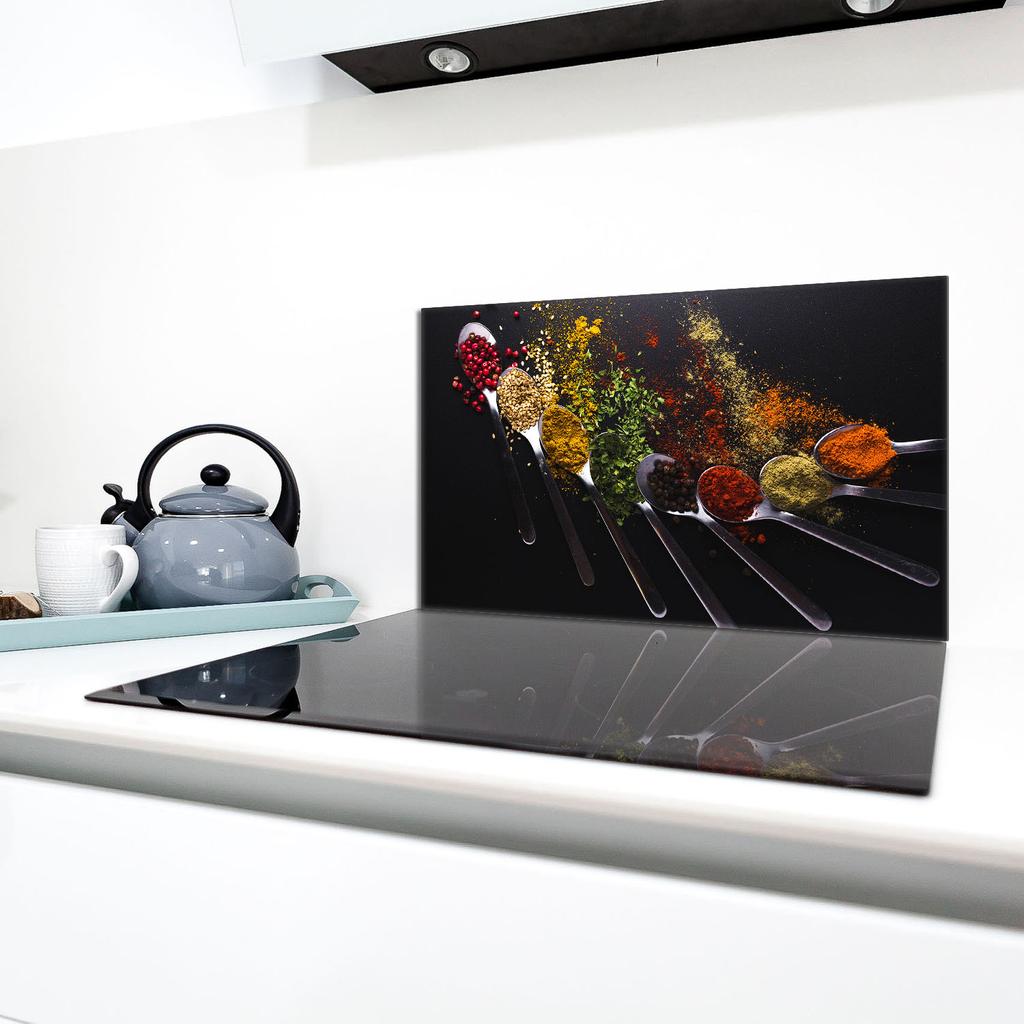 Glass Protective Stovetop Plate 90x52 Spices