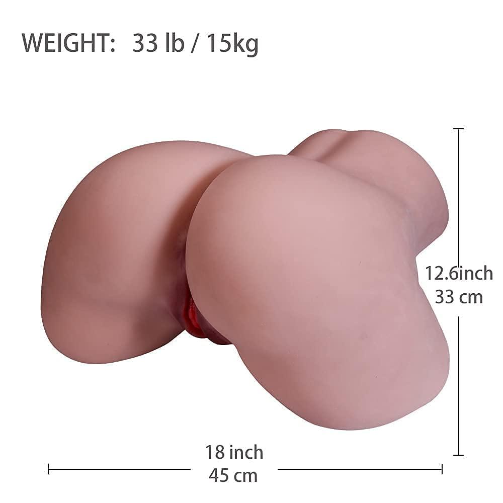 15KG Soft Super Feel Realistic Big Ass Sex Doll Half Body Sex Toys Real Vagina Anul Pussy Sex Toy Adult Products 18+