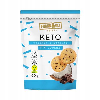 KETO Mini Cookies - Coconut with Chocolate 90g Frank Oli