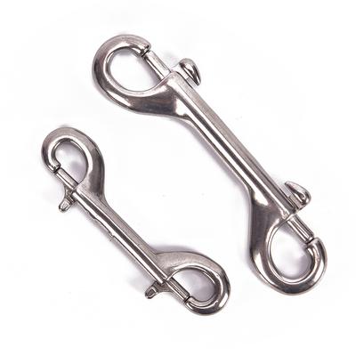Stainless Steel Scuba Diving Double Ended Hook Snap Bolt Kit Quick Draw