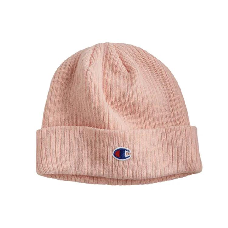 Champion Polyester Beanies Unisex Pink (Unisex) Beanies