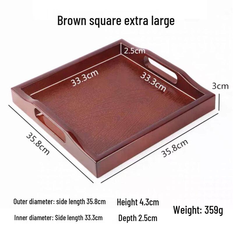 Ruhan Japanese Style Extra Large Plastic Serving Tray