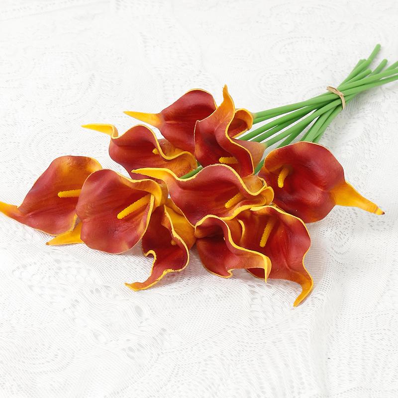 3/5Pcs Artificial Calla Lily Flowers Bouquet 40CM Fake Flower for Home Room Decor Garden Wedding Party Decoration Vase Ornament