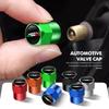 4pcs Aluminum Dustproof Protection Cap Car Wheel Tire Valve For Abarth 595 695 500 124 Spider 4S Panda 5CC TC