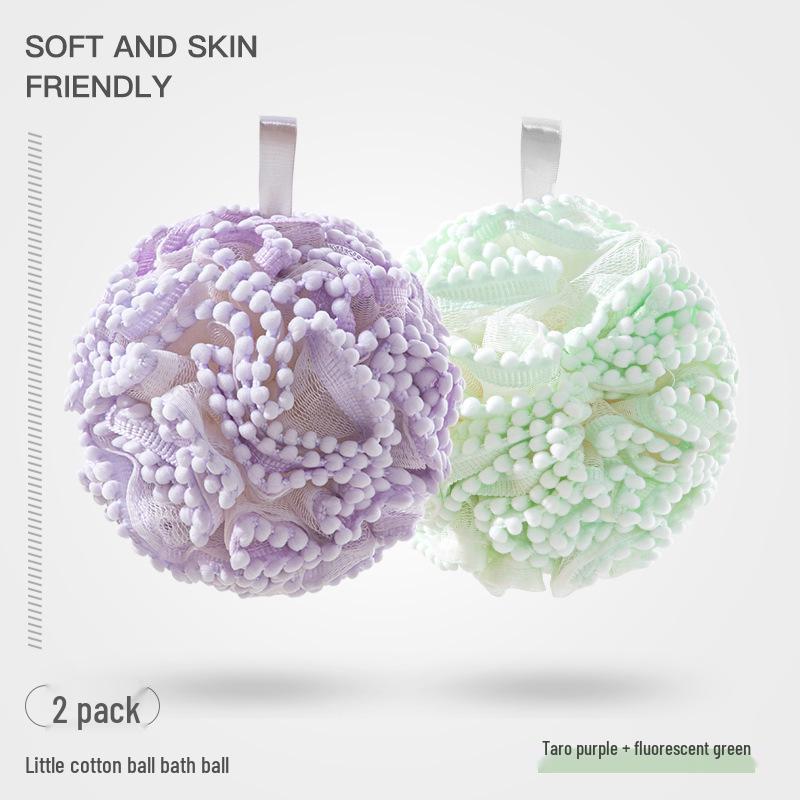 High-End Non-Dispersing Super Soft Exfoliating Bath Flower Ball for Men and Women
