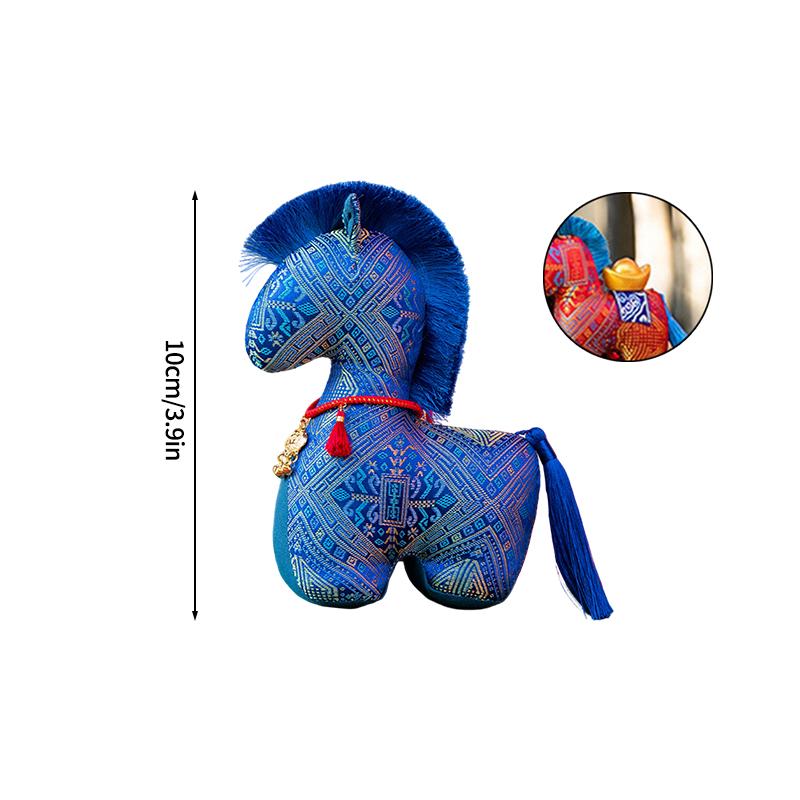 

2026 Horse New Year Decorations Lunar New Year Lucky Mascot Desktop Ornament Spring Festival Home Decor Party Gifts