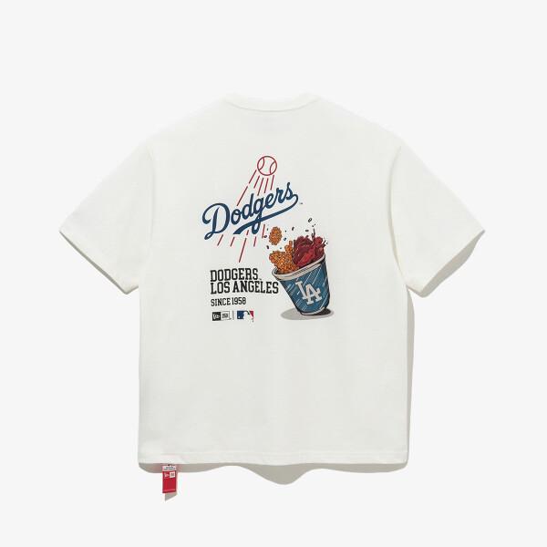 New Era Mlb La Dodgers Cheering Food T shirT 14536500