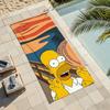 Cartoon cute THE S-SIMPSONS Towel Drying Bath Towel Applicable To Light Swimming Camping Yoga Beach Out