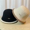 Autumn and Winter Wool Basin Hat Women's Fashionable Warm Knitted Fisherman Hat Showing Face Small Korean Style Hat Bucket Hat To Keep Warm In Winter