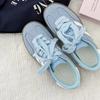 Damenschuhe Herbst 2025 im neuen Hong Kong-Stil, lässig, weiche Sohle, Schnürung, Damen-Sneakers, Wanderschuhe, Wohnungen, Zapatillas de Mujer
