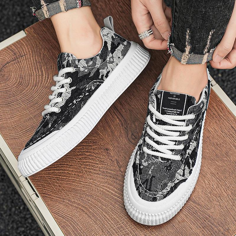 Модная дышащая повседневная парусиновая обувь для подростков — фото 16