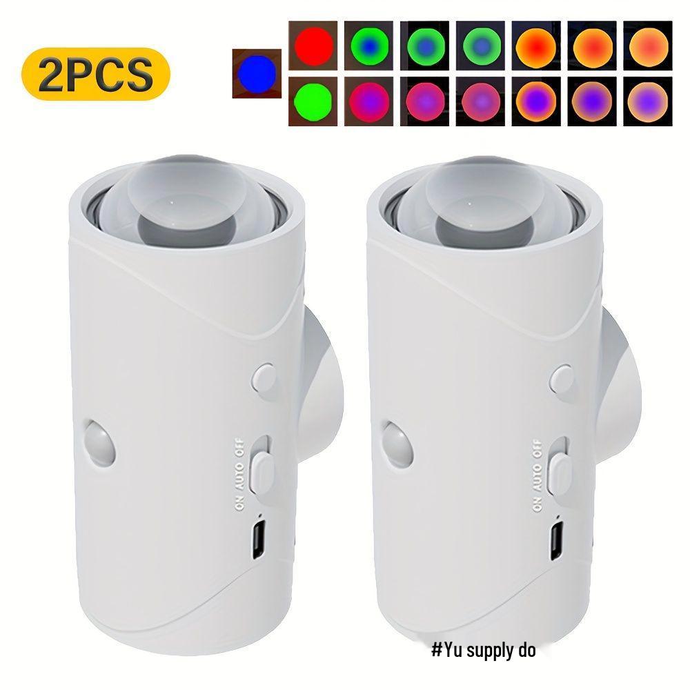 RGB Seven-Color Smart Wall Lamp: Creative Magnetic Night Light