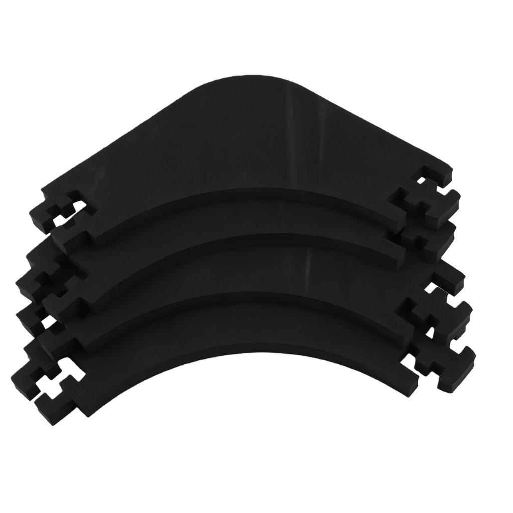 EVA Dartboard Wall Protector Dartboard Surround 17.72in Inner Diameter 1.38in Thickness Easy Assembly