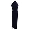 FENDI Navy FZDB93 A0EZ 23-year-old knit dress 40 NavyUsed