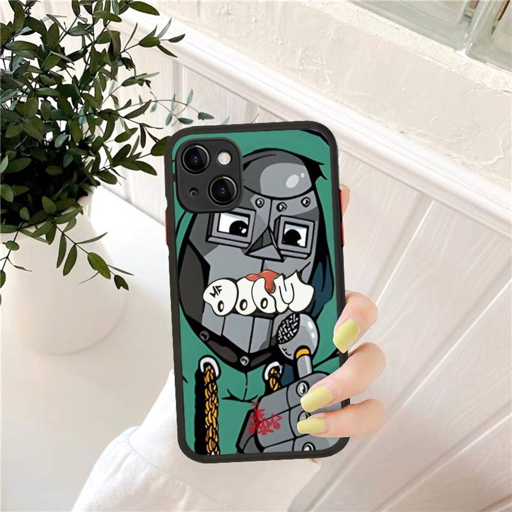 MF DOOM Phone Case for iPhone 16 15 14 11 12 13 Pro Max X XS Translucent Matte Cover