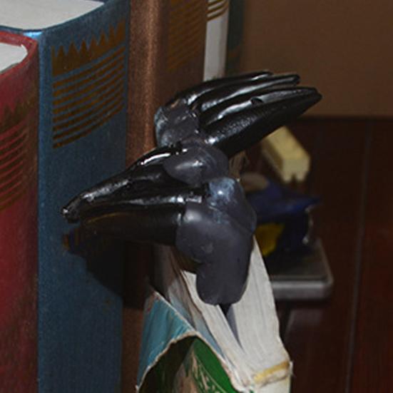 Dämonenhände Lesezeichen 3D Gothic Harz Gruselige Hände Lesezeichen Bücherregal Ornament Halloween Deko Geschenk für Buchliebhaber