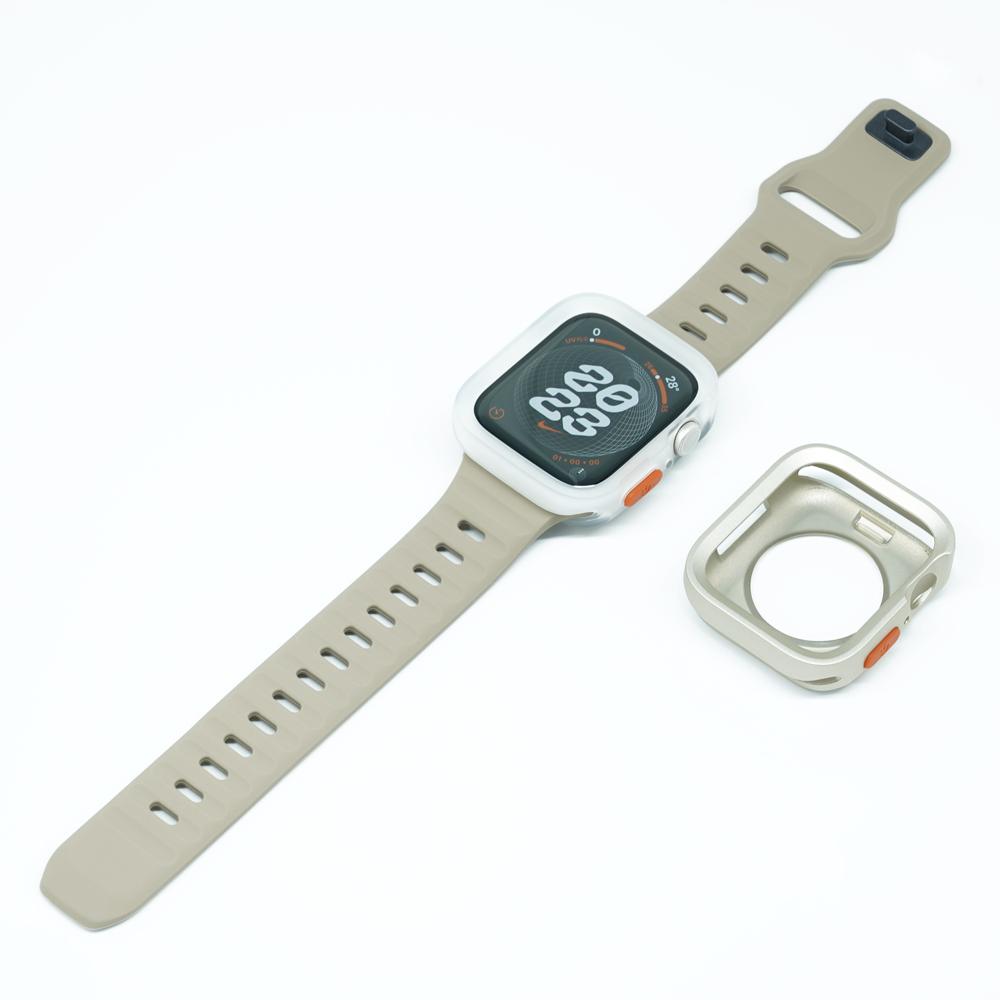 Biltin Apple Watch Strap Integrated Case Silicone Band 10 9 8 7 Se2 Se (A Type)