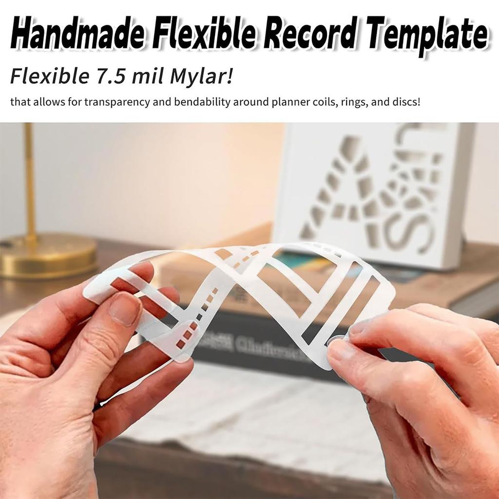 Handmade Flexible Record Template Flexible Ruler With Recording Templates
